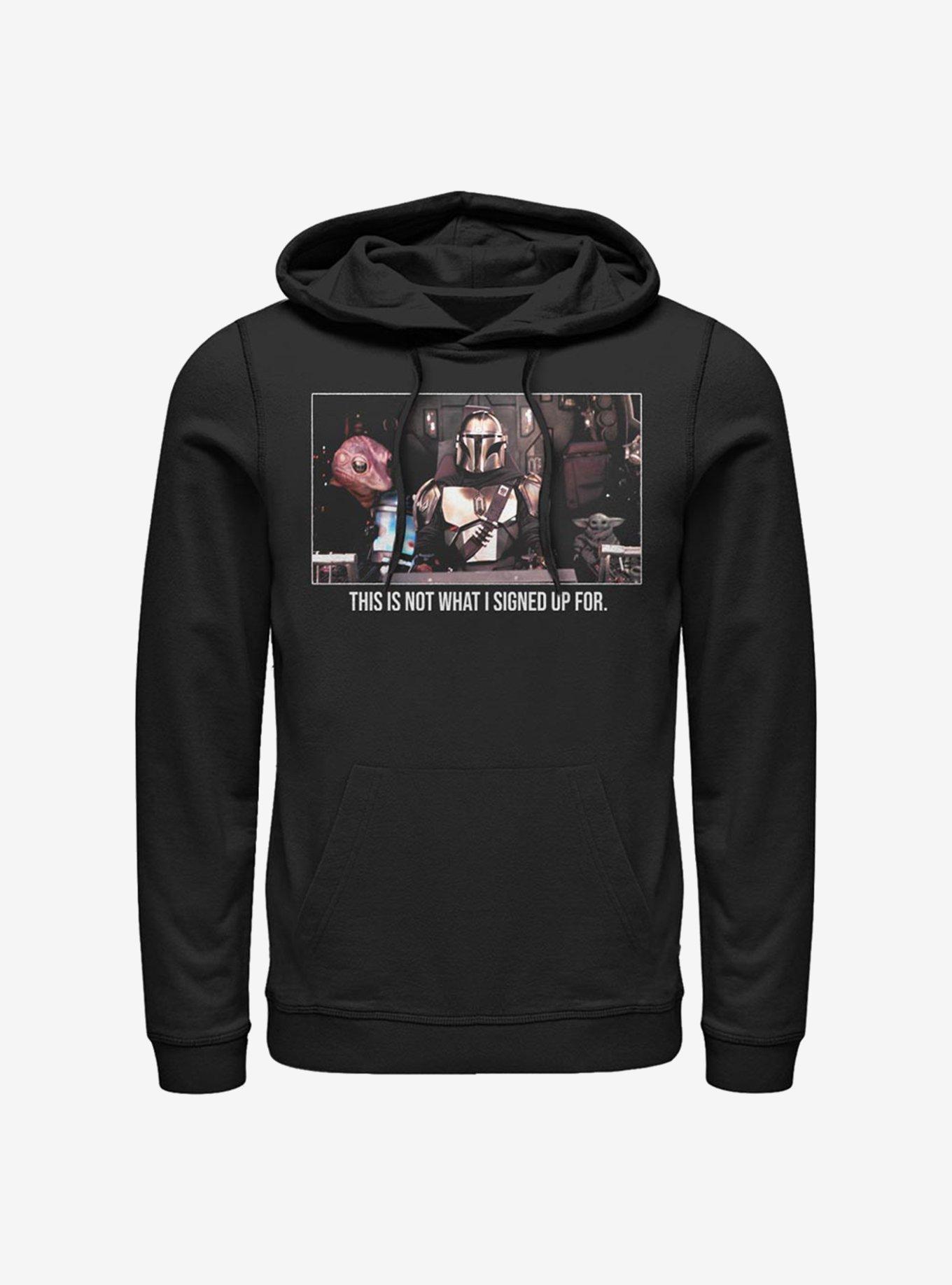 Star Wars The Mandalorian Squad Goals Hoodie, BLACK, hi-res