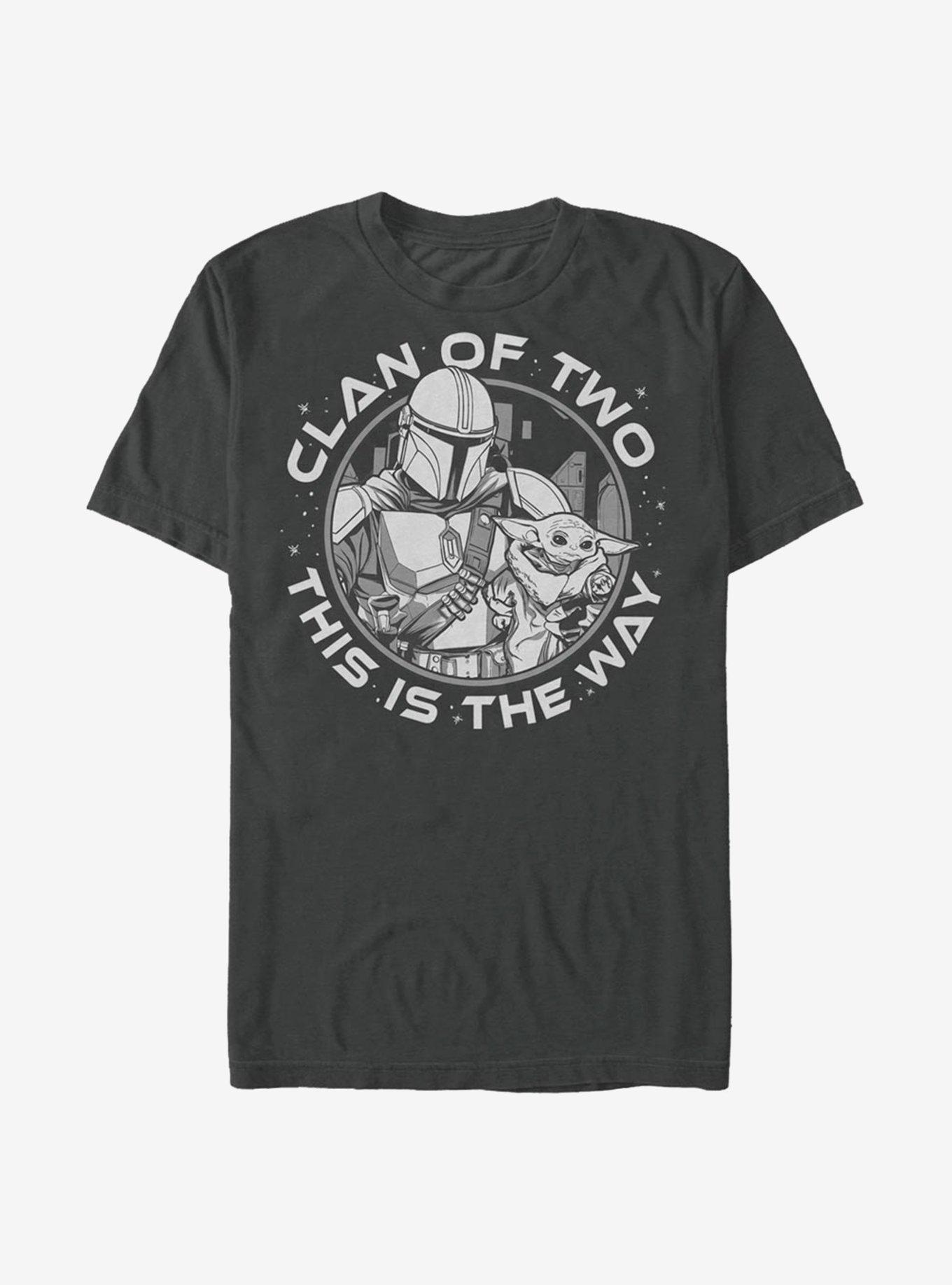 Star Wars The Mandalorian Clan Of Two T-Shirt, CHARCOAL, hi-res