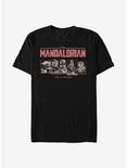 Star Wars The Mandalorian Five Square T-Shirt, BLACK, hi-res