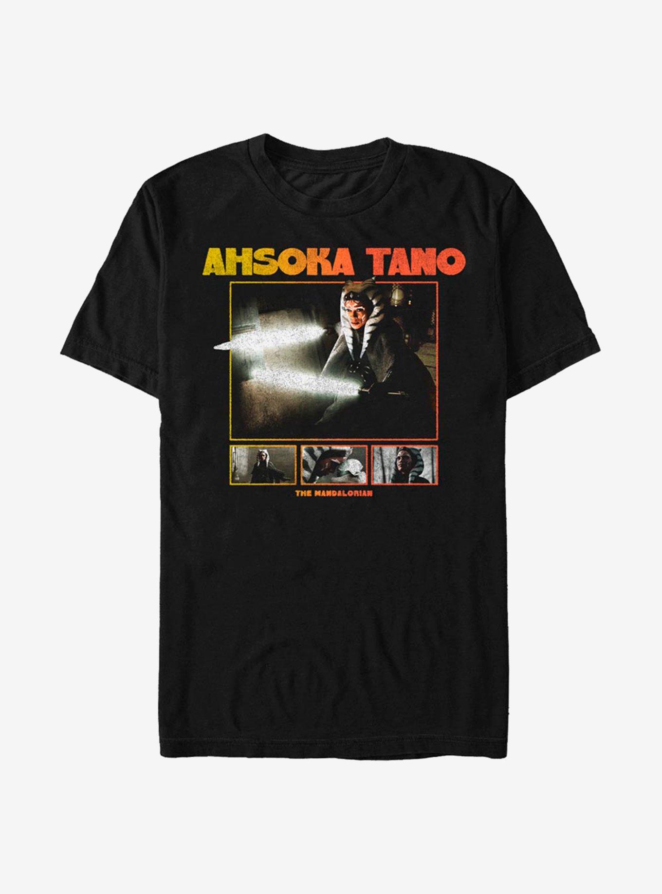 Star Wars The Mandalorian Jedi Ahsoka Tano T-Shirt, BLACK, hi-res