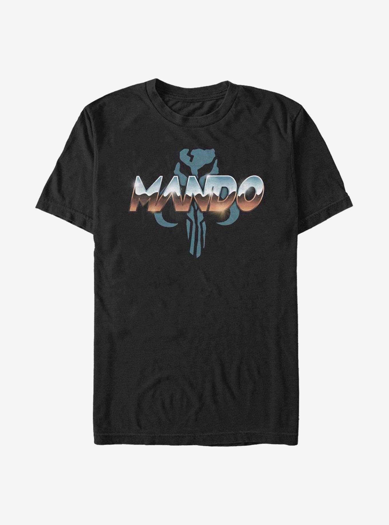 Star Wars The Mandalorian Mando Chrome T-Shirt, , hi-res