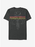 Star Wars The Mandalorian Logos T-Shirt, CHARCOAL, hi-res