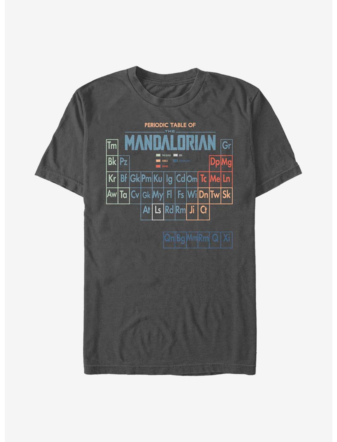 Star Wars The Mandalorian Mando Table T-Shirt, CHARCOAL, hi-res