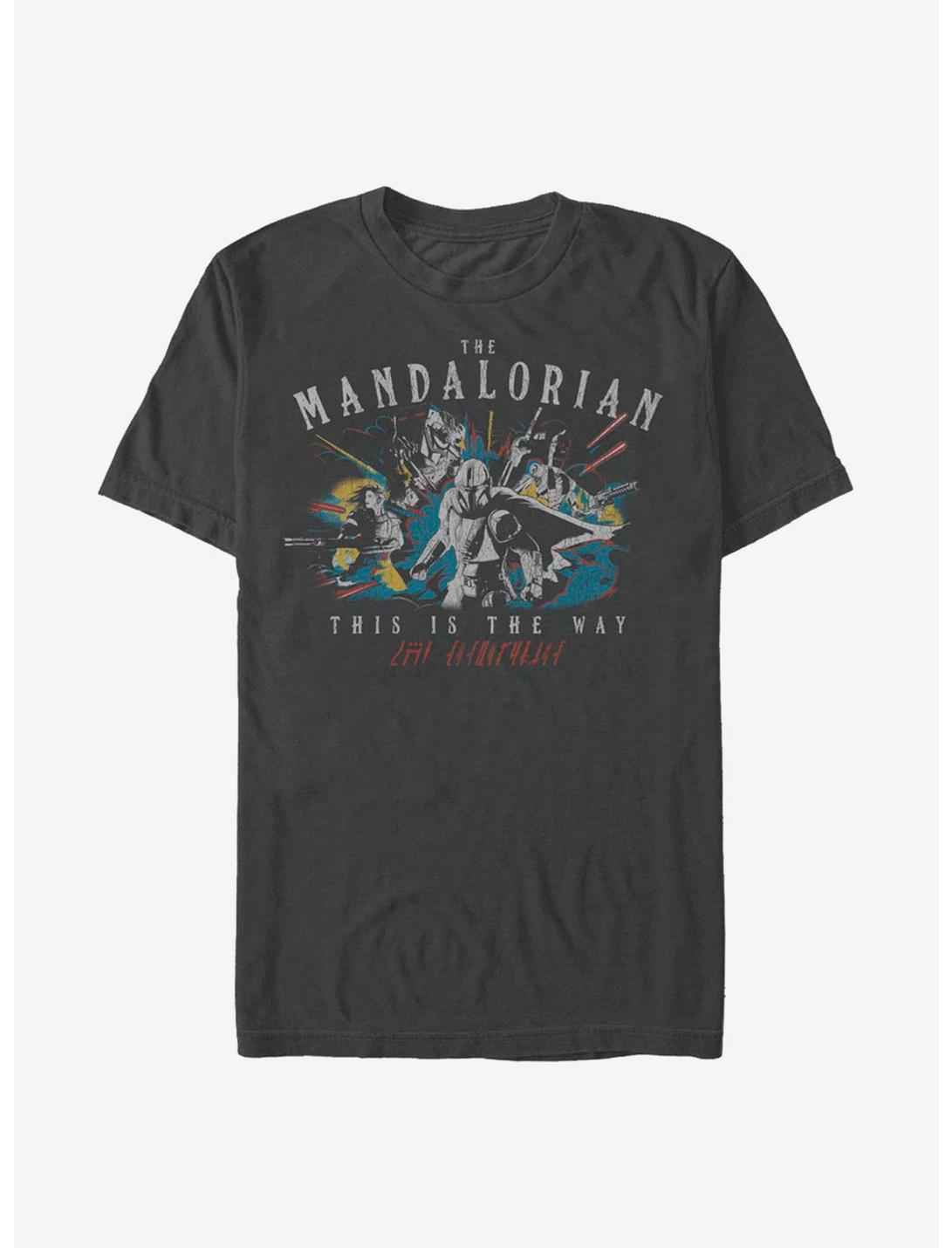 Star Wars The Mandalorian Old Timer T-Shirt, CHARCOAL, hi-res
