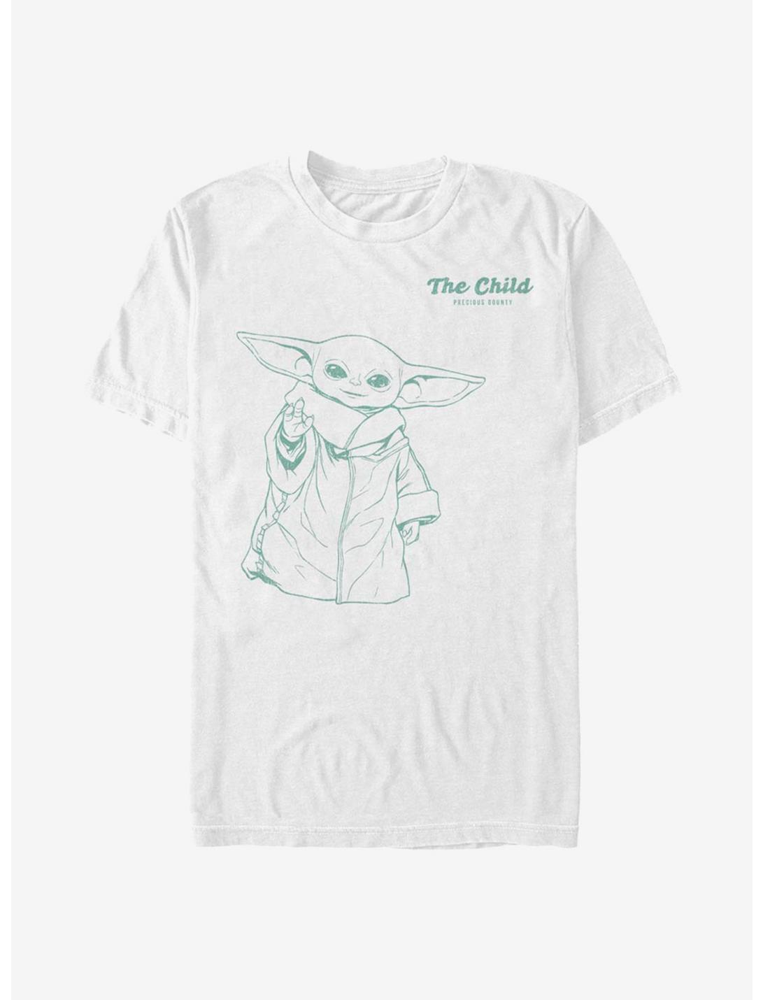 Star Wars The Mandalorian Playful The Child T-Shirt, WHITE, hi-res