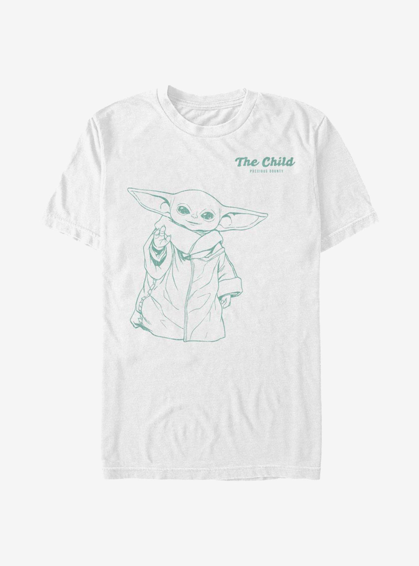 Star Wars The Mandalorian Playful The Child T-Shirt, WHITE, hi-res
