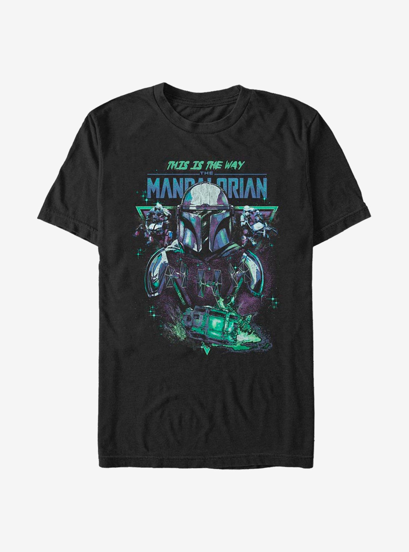 Star Wars The Mandalorian Shoot Them Down T-Shirt, BLACK, hi-res