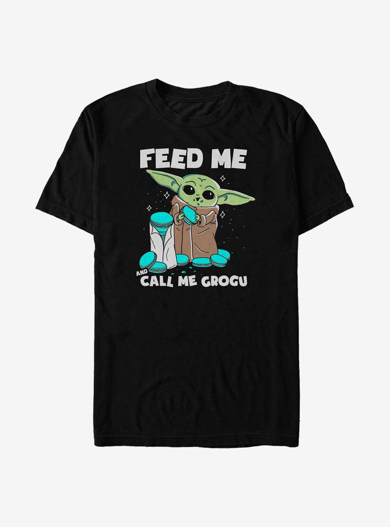 Star Wars The Mandalorian Snack Time The Child T-Shirt, BLACK, hi-res