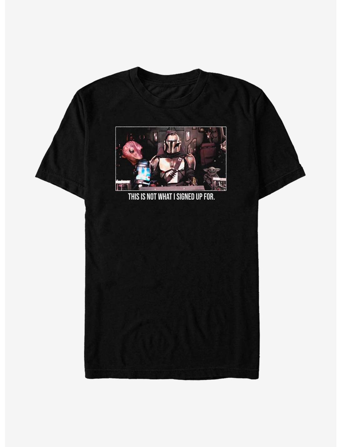 Star Wars The Mandalorian Squad Goals T-Shirt, BLACK, hi-res