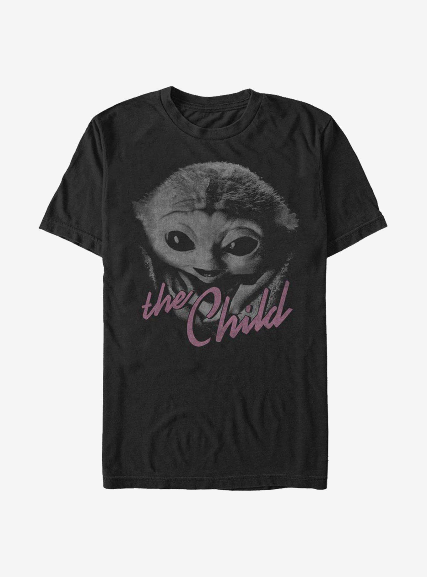 Star Wars The Mandalorian The Child Faded T-Shirt, BLACK, hi-res