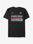 Star Wars The Mandalorian The Child Stripes T-Shirt, BLACK, hi-res
