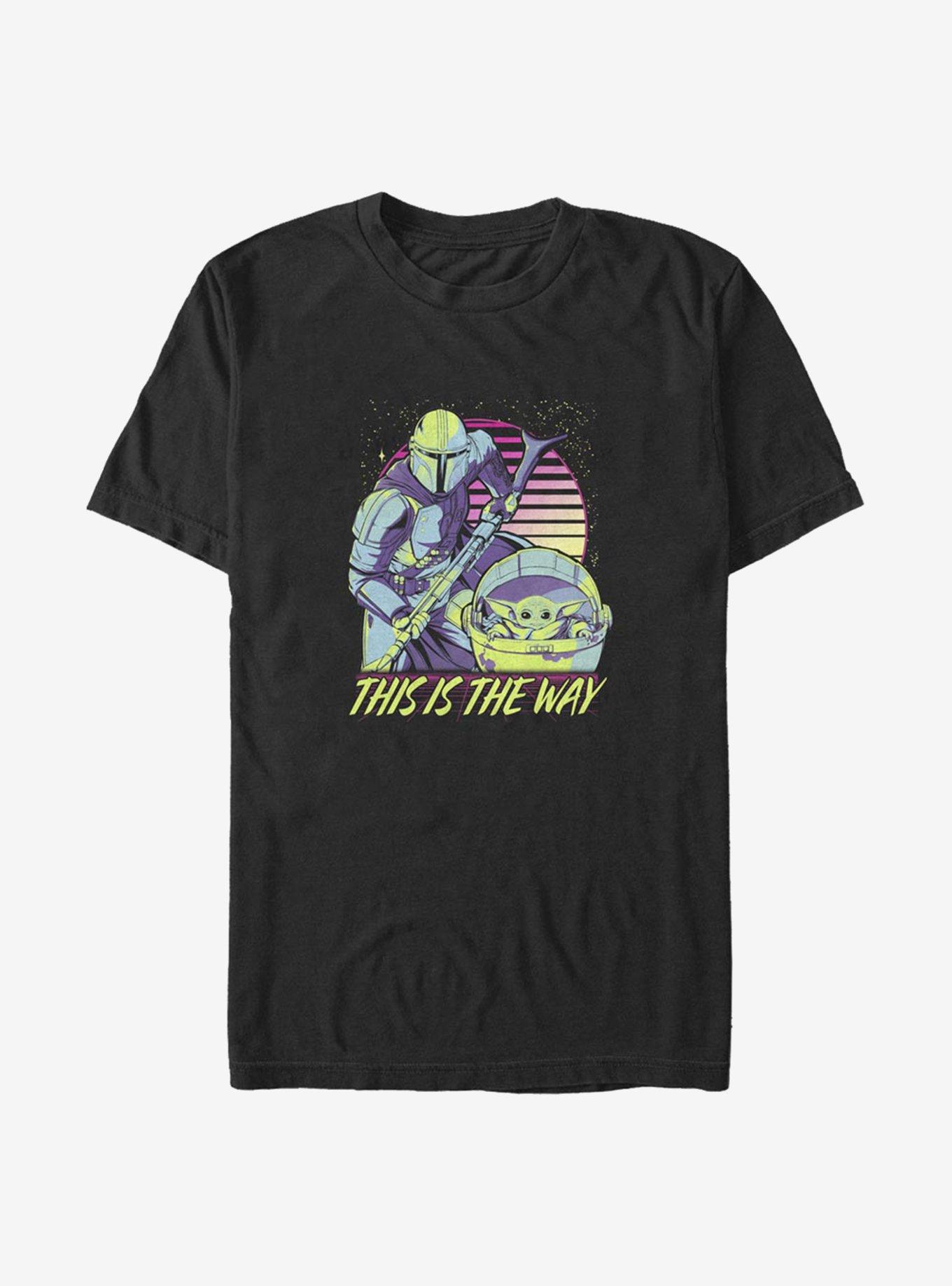 Star Wars The Mandalorian Vapor Mando The Child T-Shirt, BLACK, hi-res