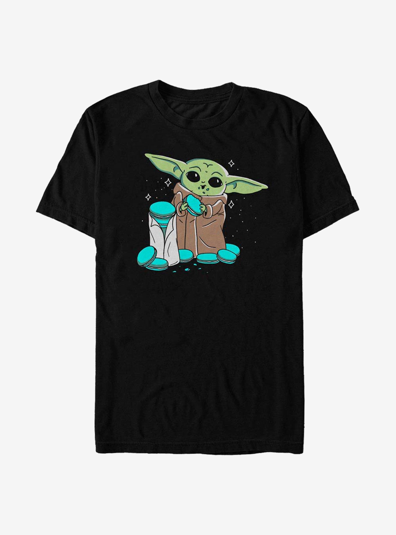 Star Wars The Mandalorian The Child Snack Time T-Shirt, BLACK, hi-res