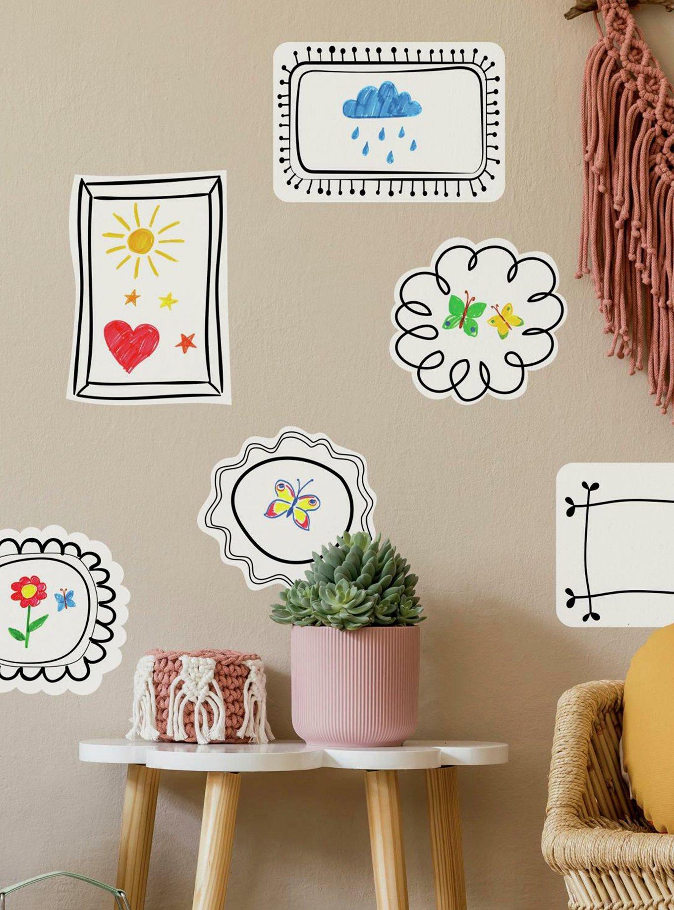 Color Your Own Frames Peel And Stick Wall Decals, , hi-res