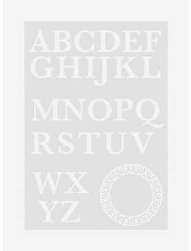 White Serif Monogram Peel And Stick Giant Wall Decals, , hi-res