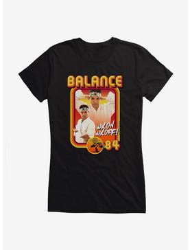 Cobra Kai Daniel LaRusso Balance Girls T-Shirt, BLACK, hi-res