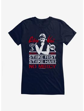 Cobra Kai John Kreese No Mercy Girls T-Shirt, NAVY, hi-res