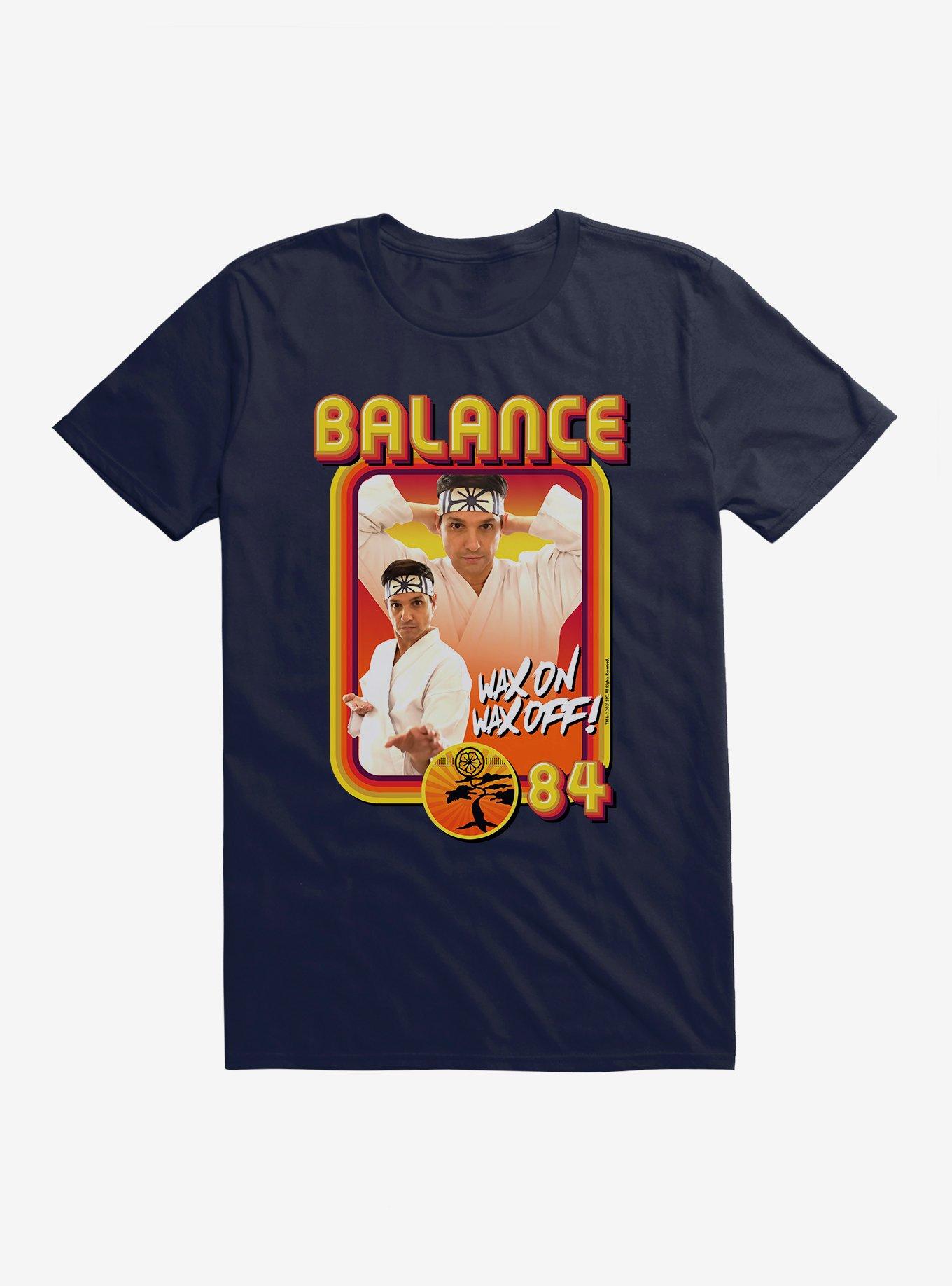 Cobra Kai Daniel LaRusso Balance T-Shirt, NAVY, hi-res