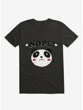 Nope Panda T-Shirt, BLACK, hi-res