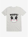 Nope Panda T-Shirt, WHITE, hi-res