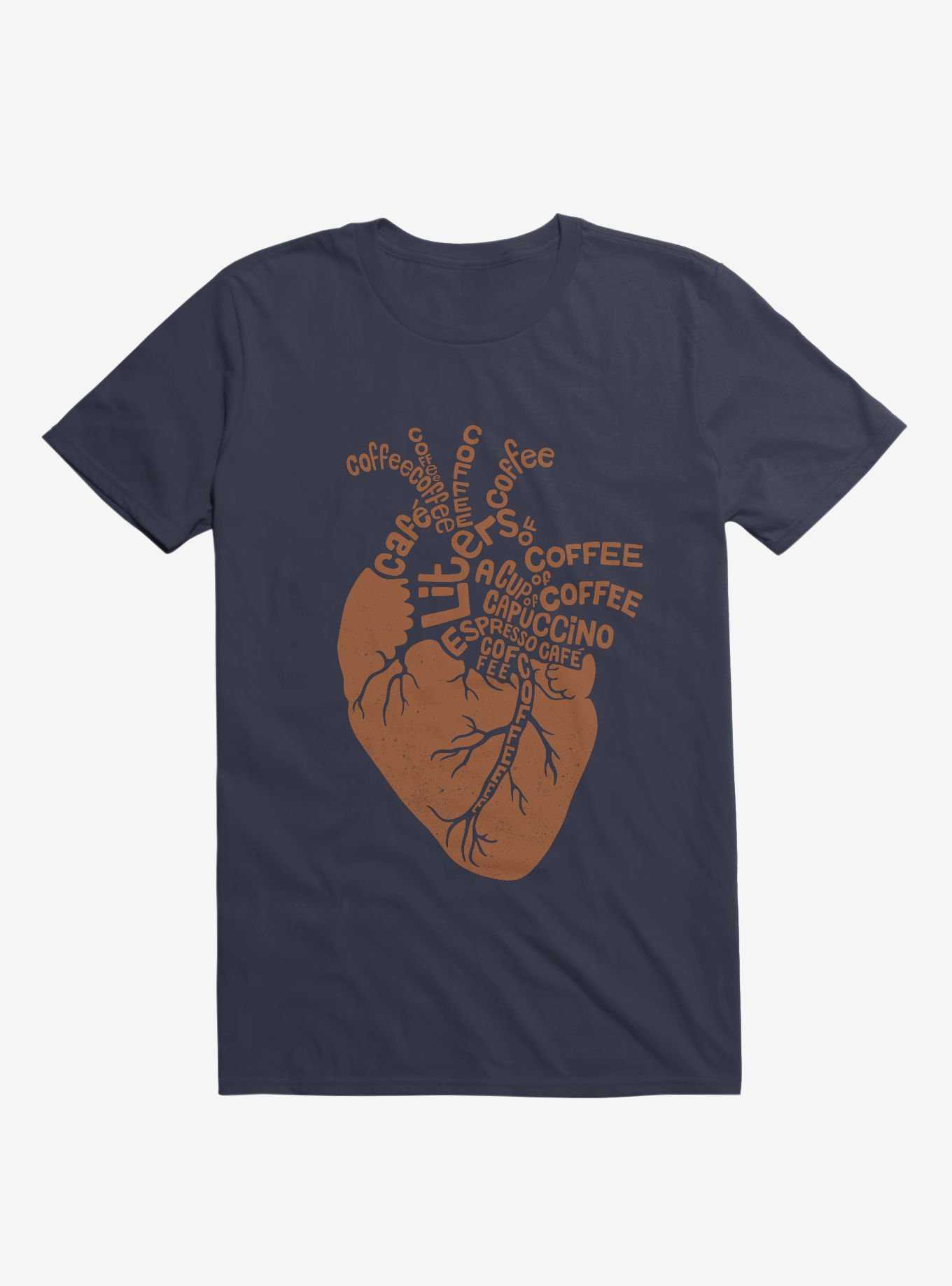 Coffee Lover Heart T-Shirt, , hi-res