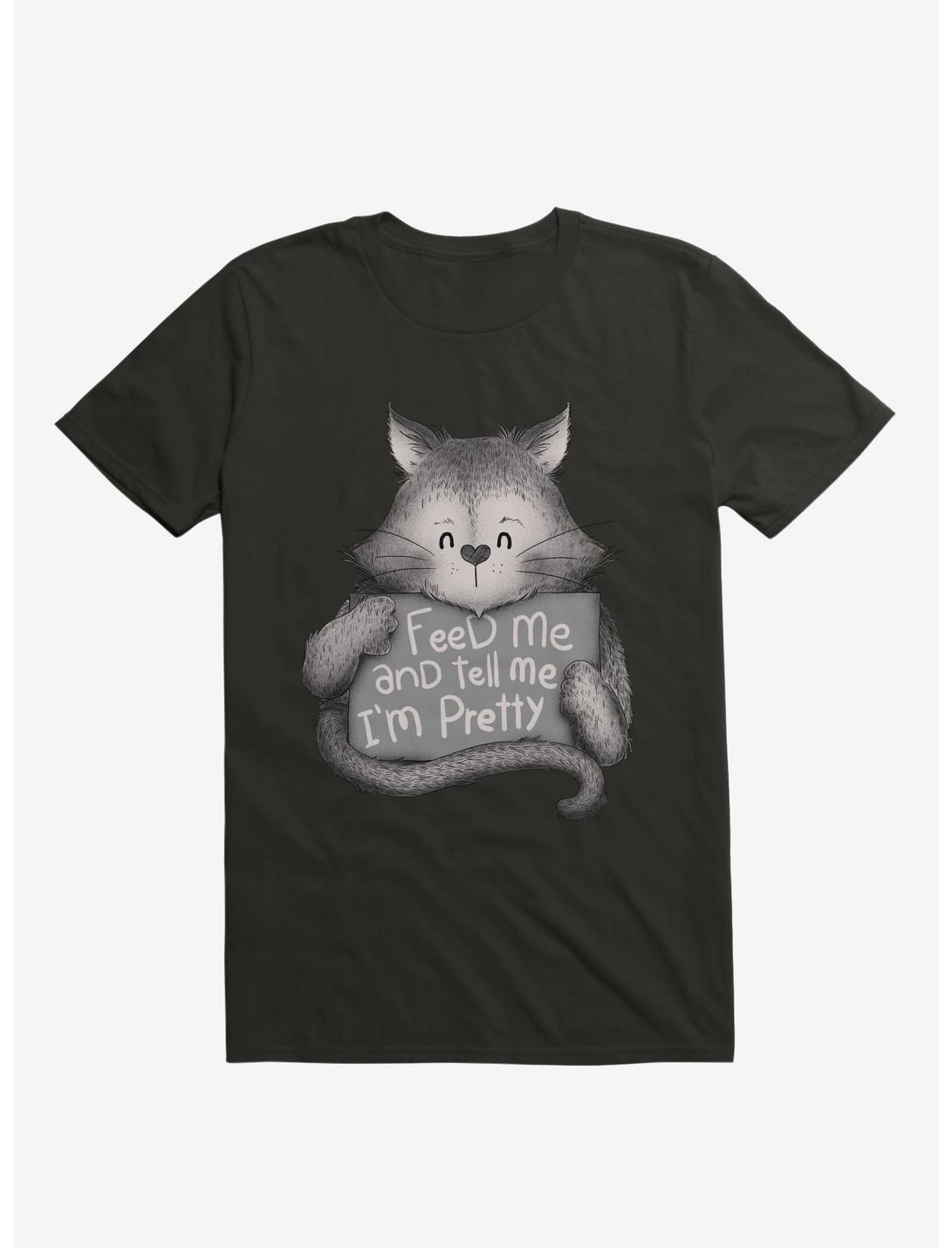 I'm Pretty Cat T-Shirt, BLACK, hi-res