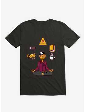 Meditation Games Coffee and Books T-Shirt, , hi-res