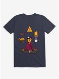 Meditation Games Coffee and Books T-Shirt, NAVY, hi-res