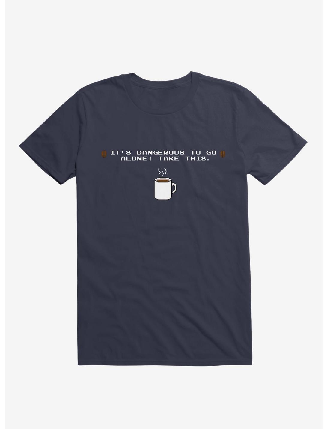 Take This Coffee T-Shirt, NAVY, hi-res