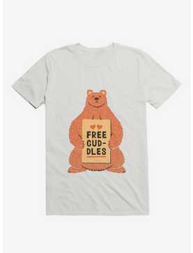 Cute Bear Free Cuddles Orange T-Shirt, , hi-res