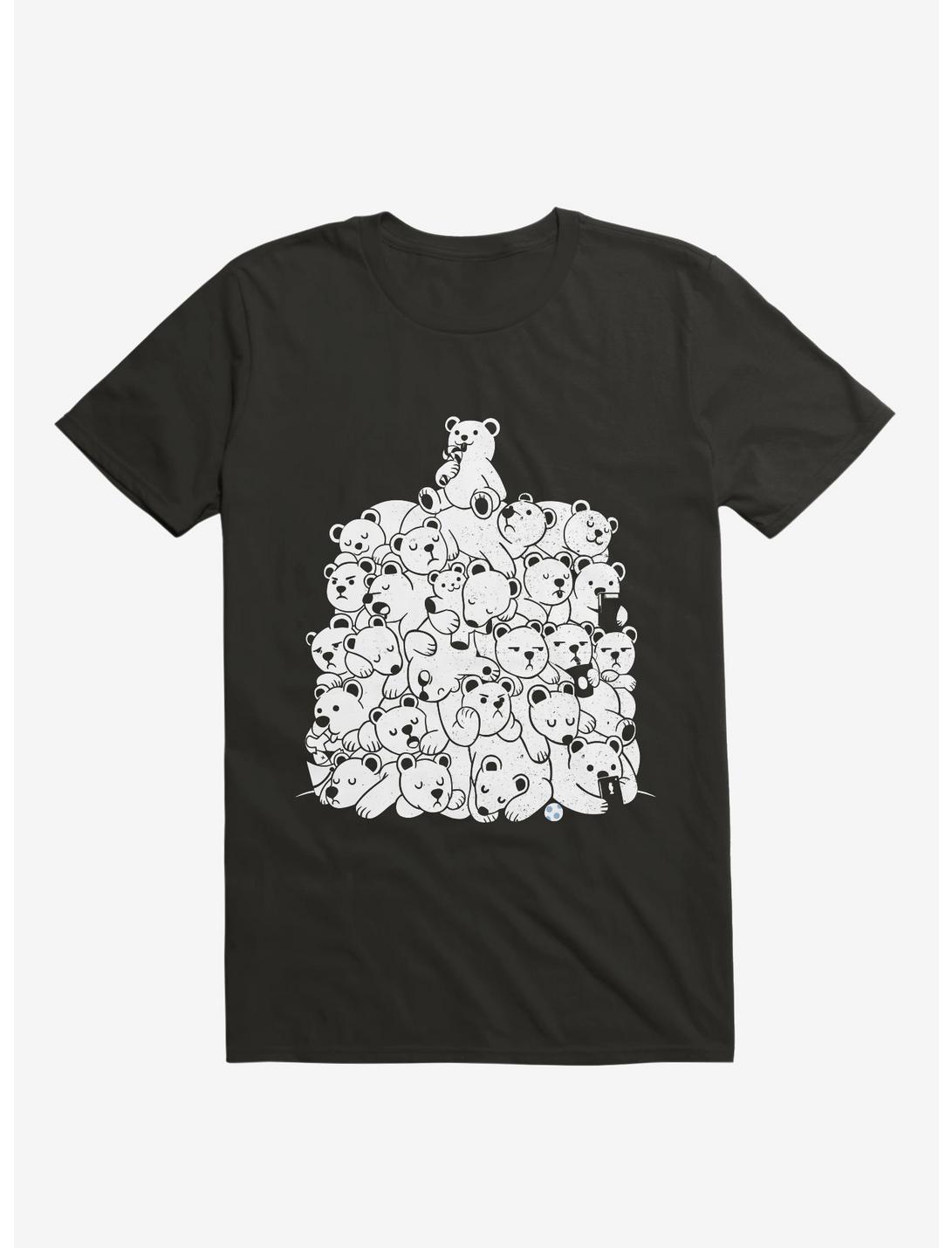 Bear Hibernation Kids T-Shirt, BLACK, hi-res