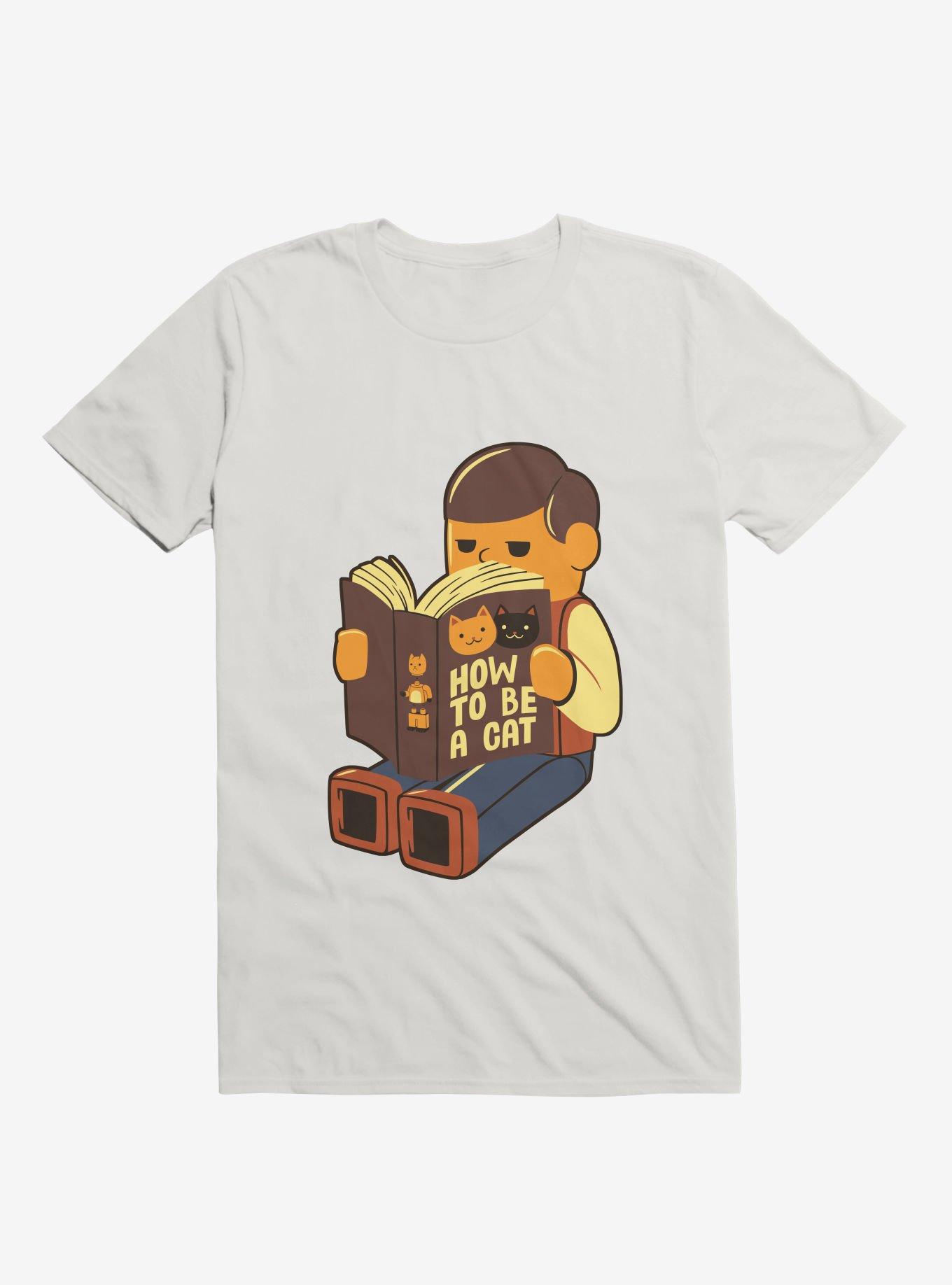 How To Be a Cat T-Shirt, WHITE, hi-res