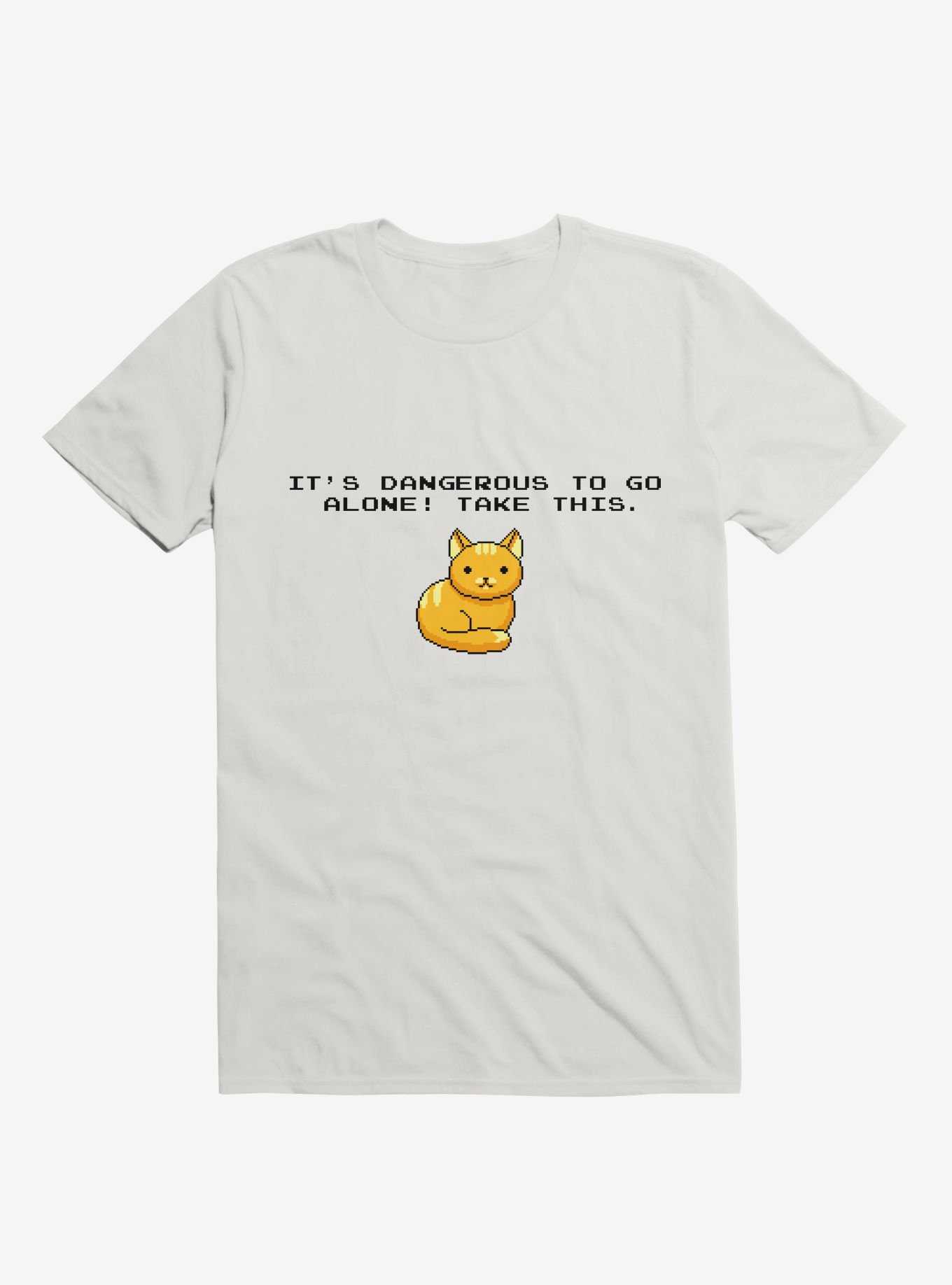 It's Dangerous To Go Alone Take This Cat T-Shirt, , hi-res