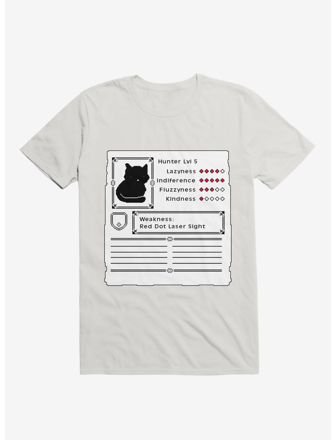 RPG Video Game Cat T-Shirt, WHITE, hi-res