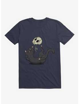 Skull Black Cat T-Shirt, , hi-res