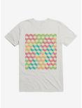 Sugar Cubes Geometric Pattern T-Shirt, WHITE, hi-res