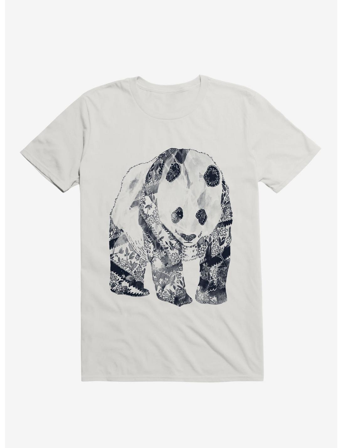 Tattooed Panda T-Shirt, WHITE, hi-res