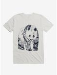 Tattooed Panda T-Shirt, WHITE, hi-res