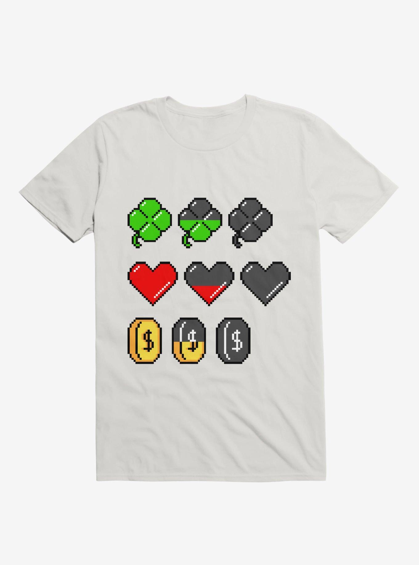 Video Game Stats T-Shirt, WHITE, hi-res