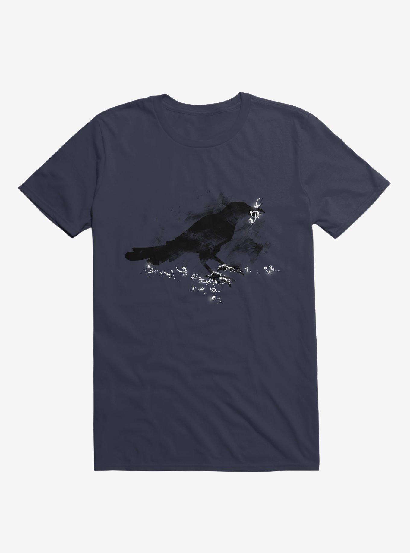 Broken Strings T-Shirt, NAVY, hi-res