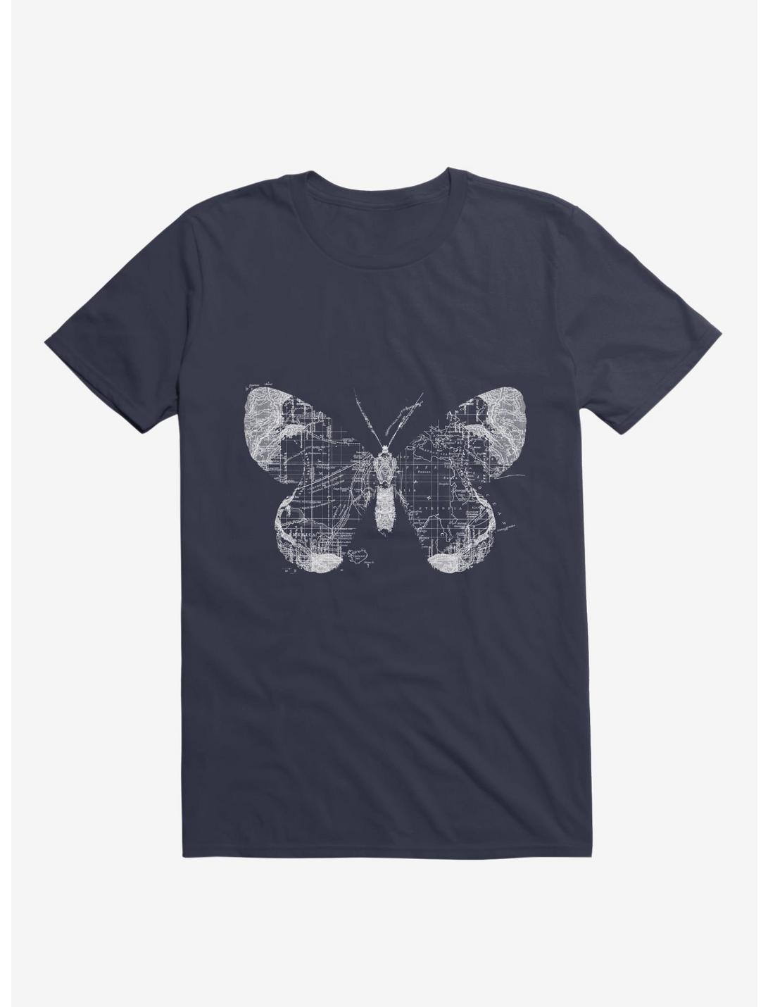 Butterfly Wanderlust T-Shirt, NAVY, hi-res