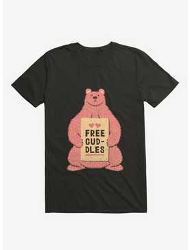 Cute Bear Free Cuddles Pink T-Shirt, , hi-res