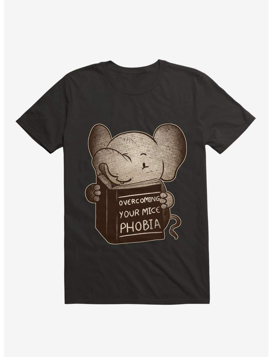 Elephant Mice Phobia T-Shirt, BLACK, hi-res