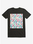 Geometric Rain T-Shirt, BLACK, hi-res