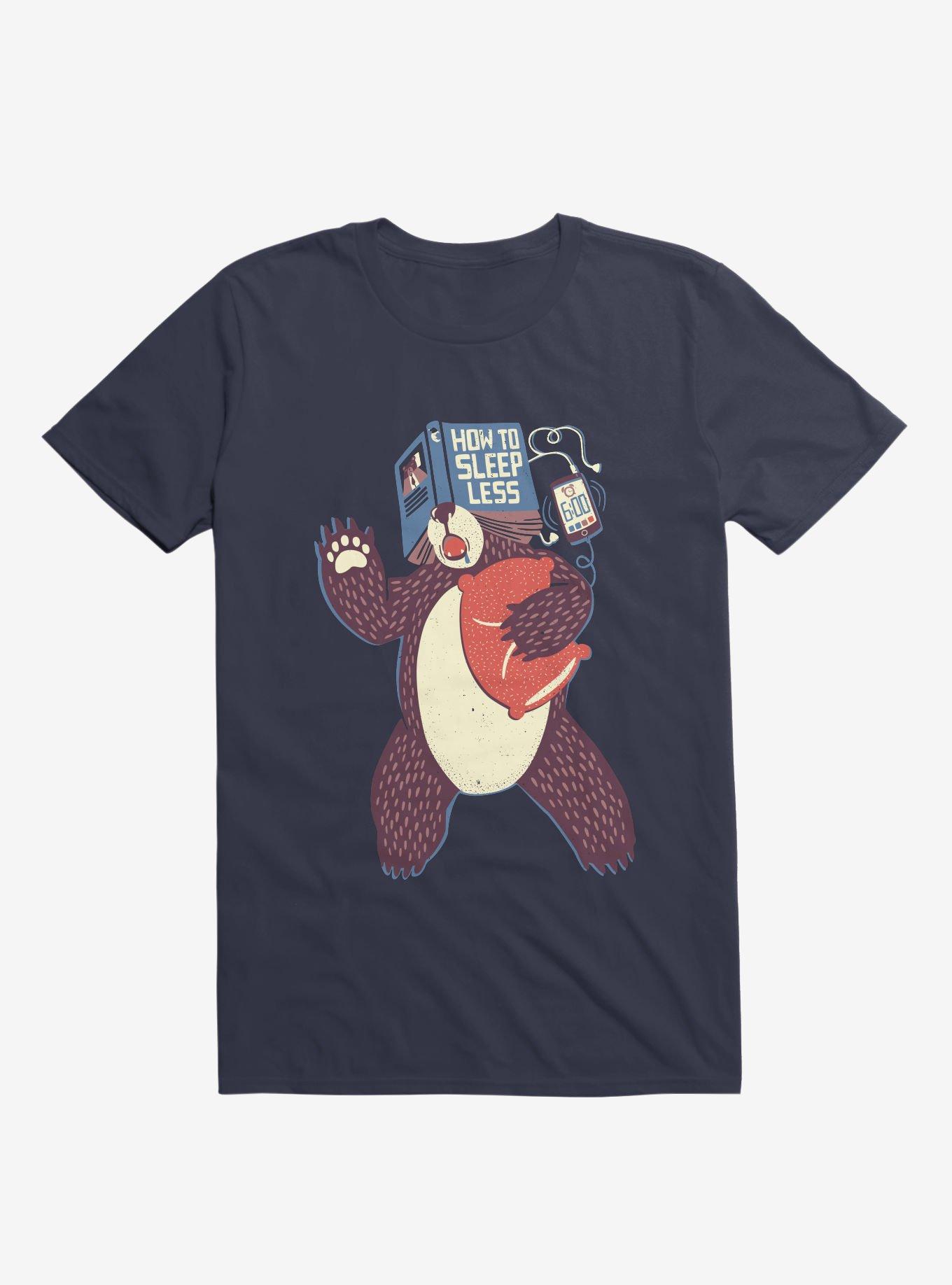 How To Sleep Less Book T-Shirt, , hi-res