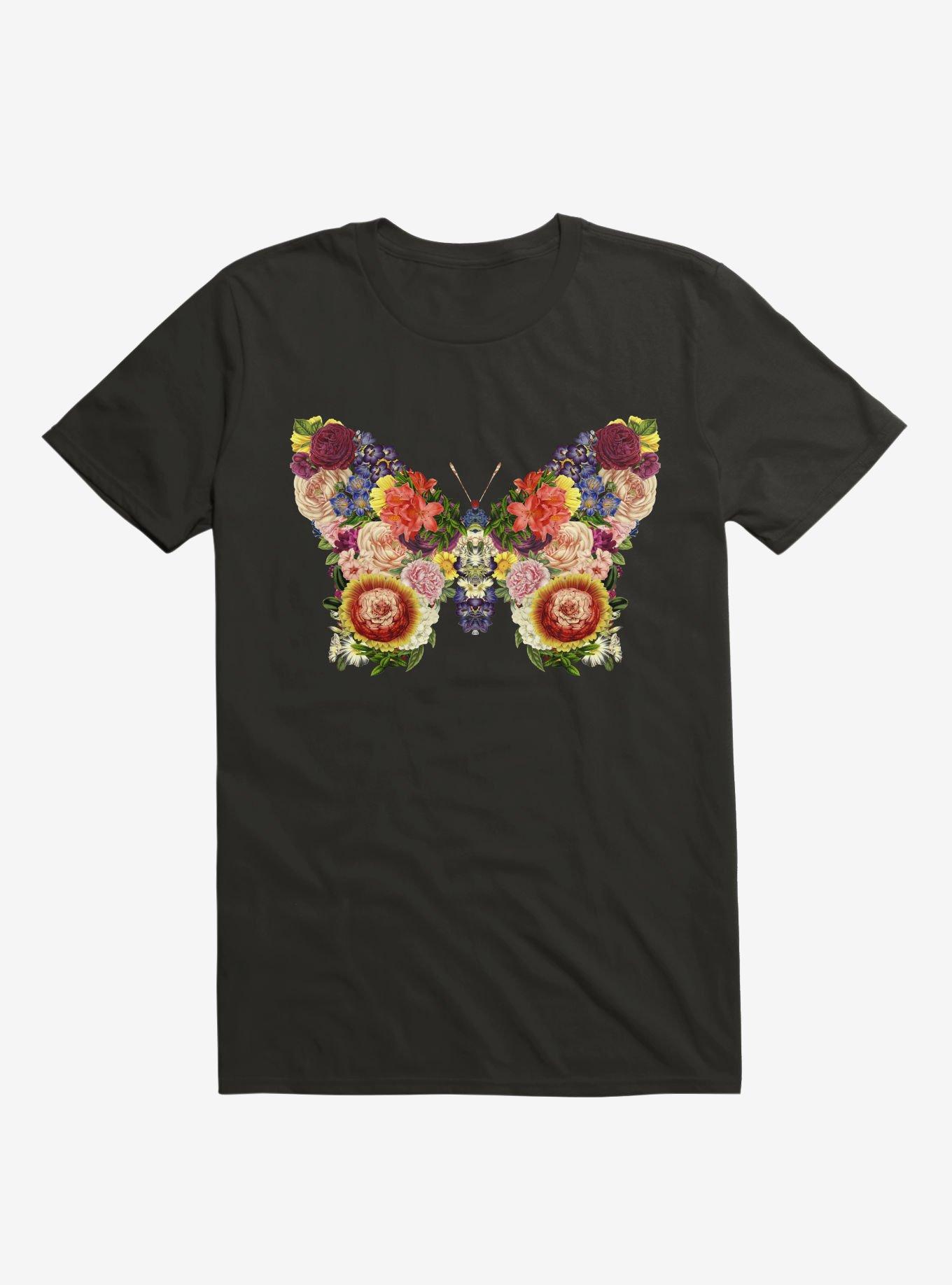 Spring Buttefly Floral T-Shirt, , hi-res