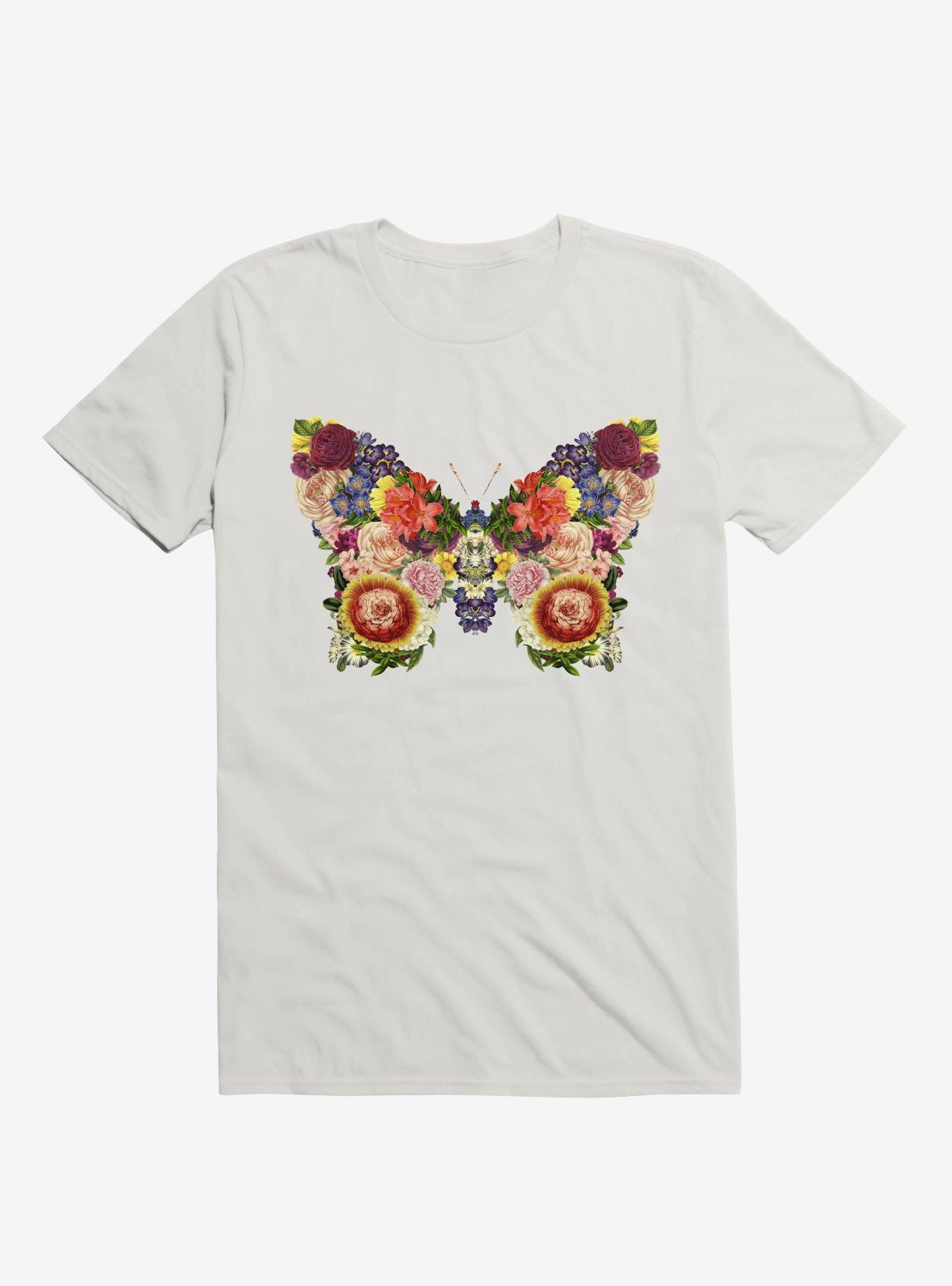 Spring Buttefly Floral T-Shirt, , hi-res