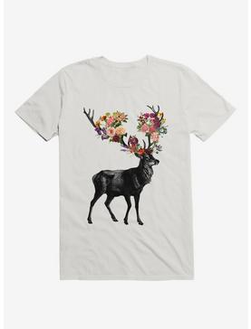 Spring Itself Deer Floral T-Shirt, , hi-res