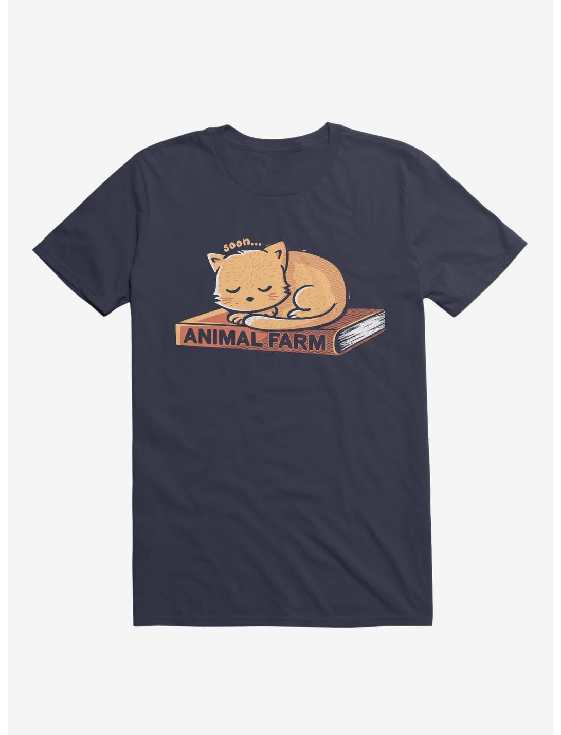 Animal Fam Navy T-Shirt, NAVY, hi-res