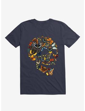 Butterfly Skull Vintage T-Shirt, , hi-res